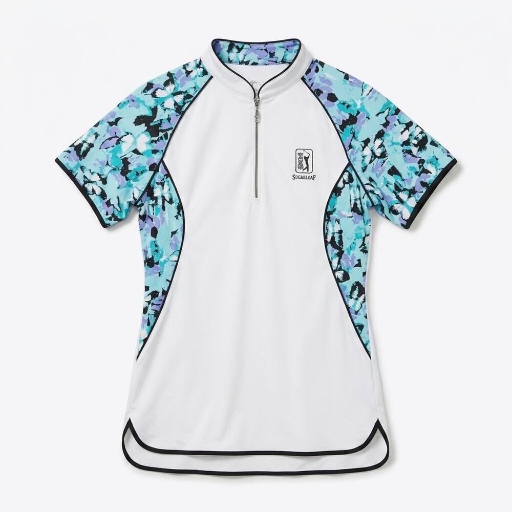 TPC Sugarloaf Country Club 1/4 Zip Raglan ML75 Golf Shirt PGA Tour Womens Small